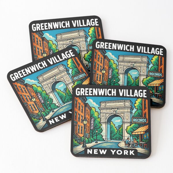 Item preview, Greenwich Village, New York — Washington Square Arch designed and sold by Myra365Art.