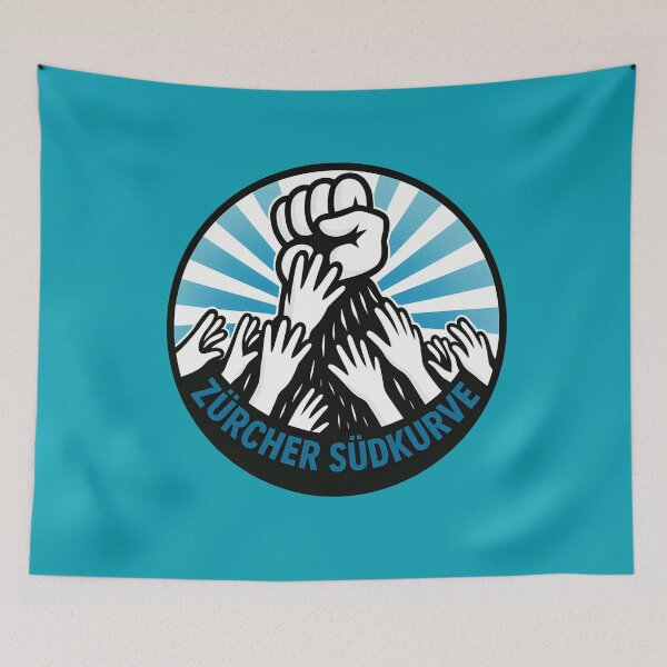 Item preview, Raise the fist, for Zürich and our curve! designed and sold by canvasriddle.