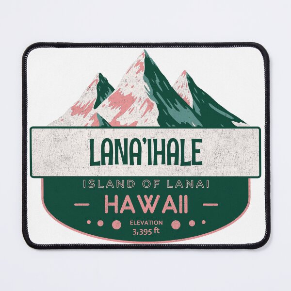 Item preview, Lāna'ihale, Island of Lanai, Hawaii, Mountain Design designed and sold by Wanderful-roads.
