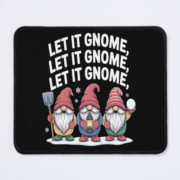 Item preview, chill gnomies - snowball fight gnomes - frosty beard - magical winter gnome - gnome snow angel - winter cabin gnome - holiday season gnome - chilly day gnome - snowflake gnome designed and sold by JansenGS.