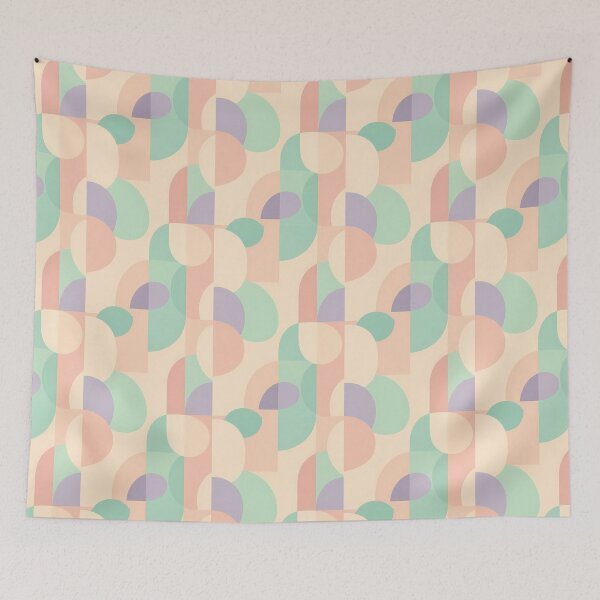 Item preview, Geometric Shapes, Abstract Pastel Modern, Light Theme,  Abstract Stylize, Repeated Texture Pattern (image size 8320x12480) designed and sold by Digital-Davinci.