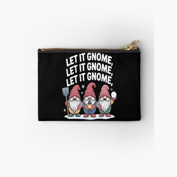 Item preview, chill gnomies - snowball fight gnomes - frosty beard - magical winter gnome - gnome snow angel - winter cabin gnome - holiday season gnome - chilly day gnome - snowflake gnome designed and sold by JansenGS.