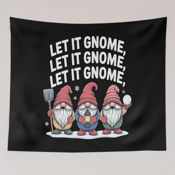 Item preview, chill gnomies - snowball fight gnomes - frosty beard - magical winter gnome - gnome snow angel - winter cabin gnome - holiday season gnome - chilly day gnome - snowflake gnome designed and sold by JansenGS.