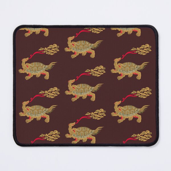Item preview, Golden Korean Turtle (Geobuk) with Clouds designed and sold by puzzkitz.