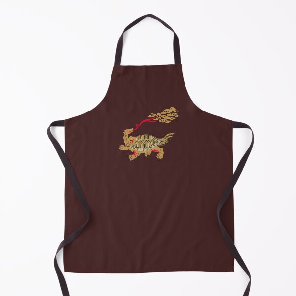 Item preview, Golden Korean Turtle (Geobuk) with Clouds designed and sold by puzzkitz.