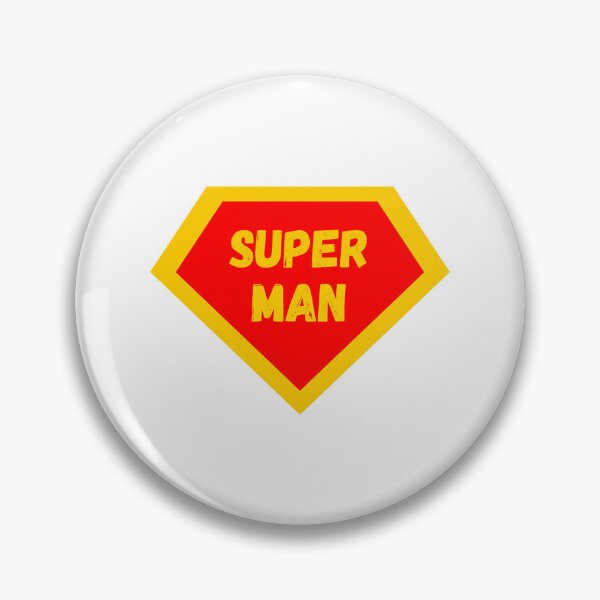 Item preview, Red Yellow Superhero Emblem Super Man Gift Idea designed and sold by Cyganc.
