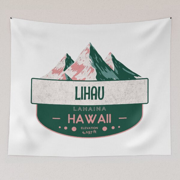 Item preview, Lihau, Lahaina, Hawaii, Mountain Design designed and sold by Wanderful-roads.