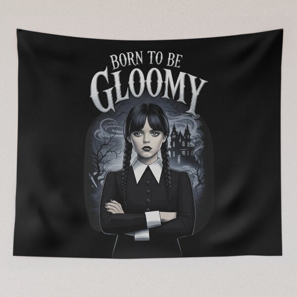 Item preview, Born to be gloomy designed and sold by WednesdayAndYou.