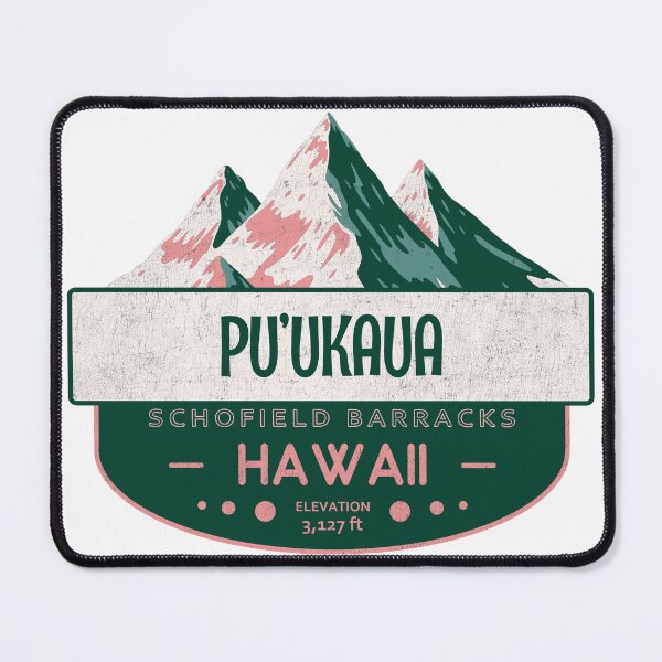 Item preview, Pu'ukaua, Schofield Barracks, Hawaii, Mountain Design designed and sold by Wanderful-roads.