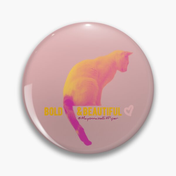 Item preview, Bold & Beautiful Cat – Neon Gradient Design designed and sold by MayoEtPiper.