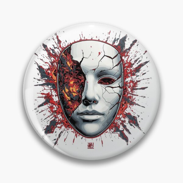 Item preview, Outer Peace – Inner Hell Mask Shirt | Explosive Streetwear Design designed and sold by Designs-by-JK.