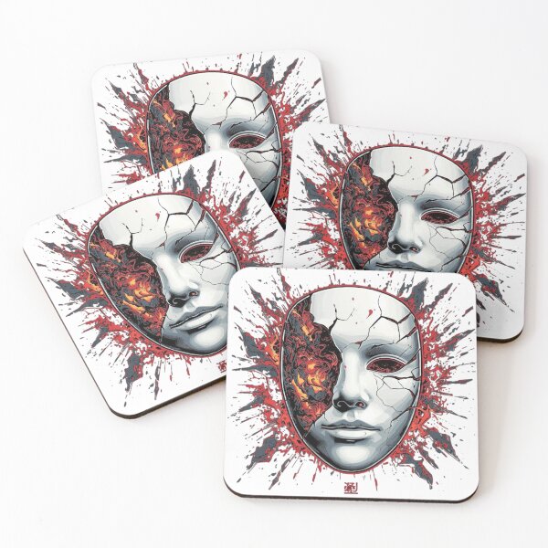 Item preview, Outer Peace – Inner Hell Mask Shirt | Explosive Streetwear Design designed and sold by Designs-by-JK.