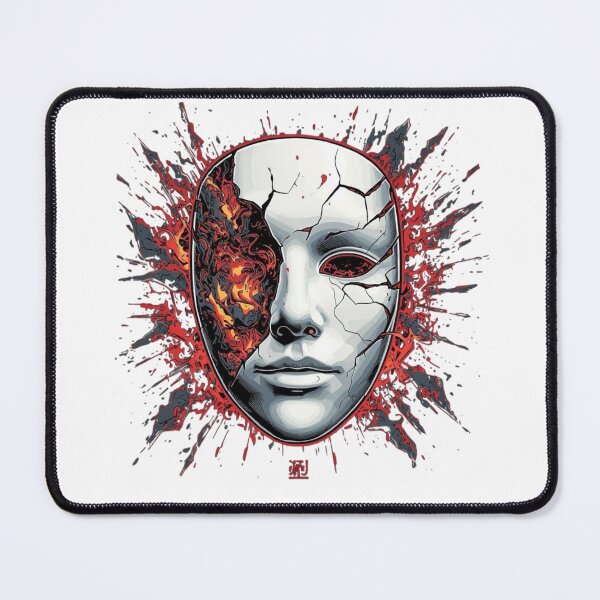 Item preview, Outer Peace – Inner Hell Mask Shirt | Explosive Streetwear Design designed and sold by Designs-by-JK.