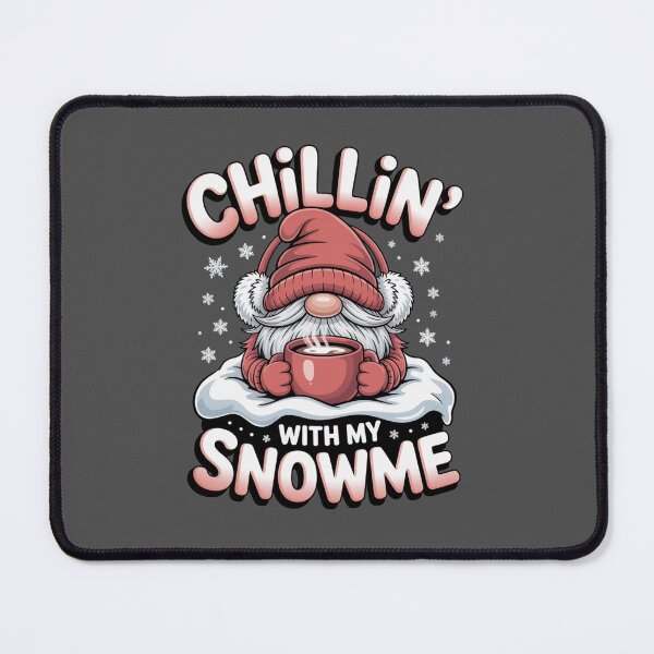 Item preview, chill gnomies - snowball fight gnomes - frosty beard - magical winter gnome - gnome snow angel - winter cabin gnome - holiday season gnome - chilly day gnome - snowflake gnome designed and sold by JansenGS.