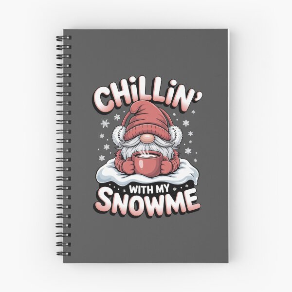Item preview, chill gnomies - snowball fight gnomes - frosty beard - magical winter gnome - gnome snow angel - winter cabin gnome - holiday season gnome - chilly day gnome - snowflake gnome designed and sold by JansenGS.