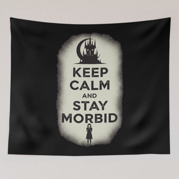 Item preview, Keep calm and stay morbid designed and sold by WednesdayAndYou.