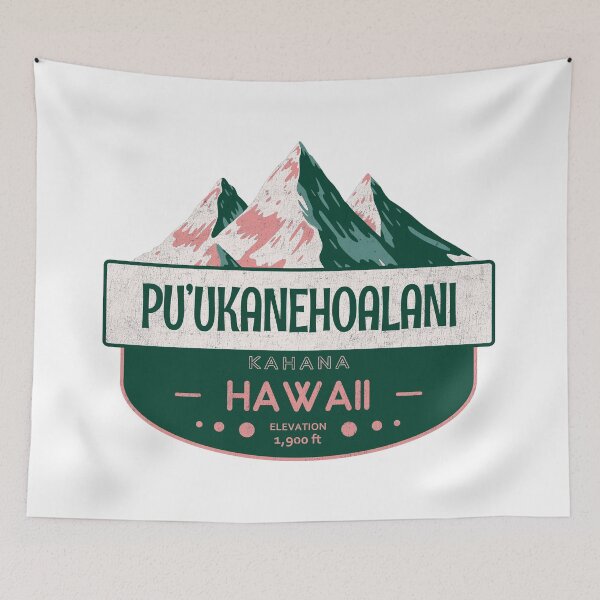 Item preview, Pu'ukānehoalani, Kahana, Hawaii, Mountain Design designed and sold by Wanderful-roads.
