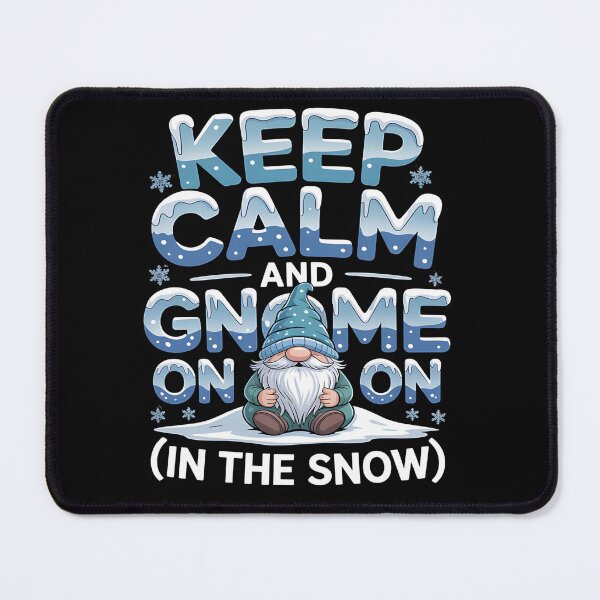 Item preview, winter gnome - holiday gnome - frosty bearded gnome - snow gnome - whimsical gnome - cozy winter vibes - festive gnome - snowy forest gnome - Nordic gnome winter - winter wonderland gnome designed and sold by JansenGS.