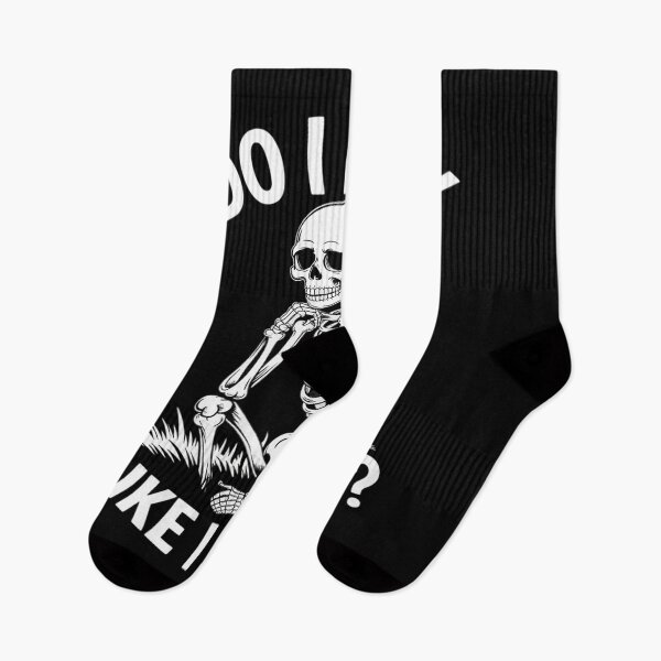 Item preview, Do I Look Like I Care Skull Skeleton designed and sold by PeteHomenick.