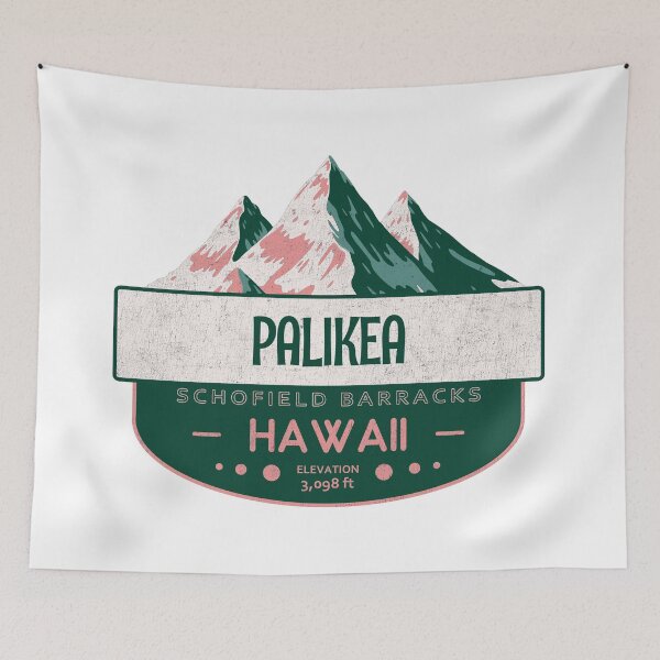 Item preview, Palikea, Schofield Barracks, Hawaii, Mountain Design designed and sold by Wanderful-roads.