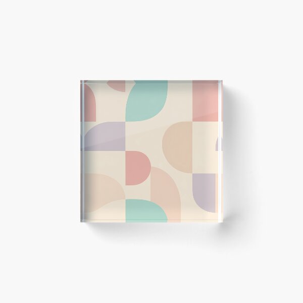 Item preview, Unique Creative, Geometric Shapes, Abstract Pastel Modern, Light Theme,  Abstract Stylize, Repeated Texture Pattern (image size 8320x12480) designed and sold by Digital-Davinci.