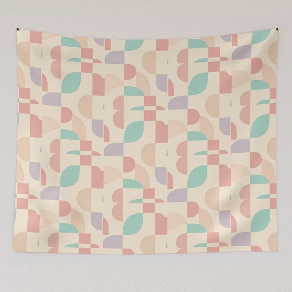 Item preview, Unique Creative, Geometric Shapes, Abstract Pastel Modern, Light Theme,  Abstract Stylize, Repeated Texture Pattern (image size 8320x12480) designed and sold by Digital-Davinci.