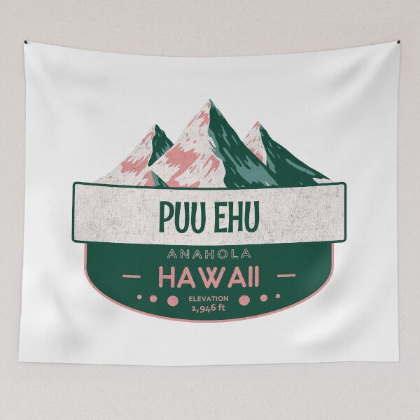 Item preview, Puu Ehu, Anahola, Hawaii, Mountain Design designed and sold by Wanderful-roads.