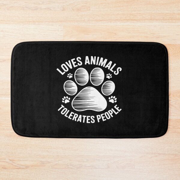 Item preview, Dog Rescue Cat Animal Lover Loves Animals Tolerates People designed and sold by PeteHomenick.