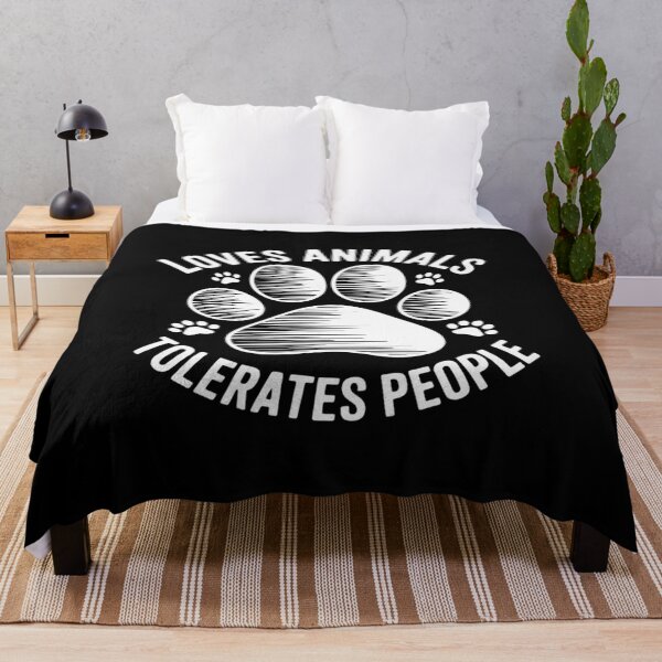 Item preview, Dog Rescue Cat Animal Lover Loves Animals Tolerates People designed and sold by PeteHomenick.