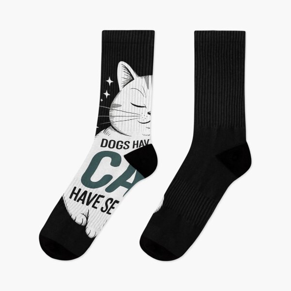 Item preview, DOGS HAVE OWNERS CATS HAVE SERVANTS designed and sold by PeteHomenick.