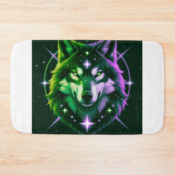 Item preview, Galaxy Wolf – Cosmic Spirit Howl designed and sold by FusionArtStyle.