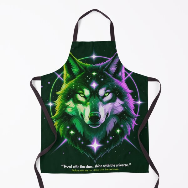 Artikelvorschau, Galaxy Wolf – Kosmisches Geisterheulen entworfen und verkauft von FusionArtStyle.