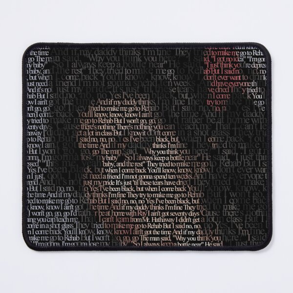 Item preview,  Amy Winehouse 'Rehab' Lyrics Inspired designed and sold by CarlosLauritzen.
