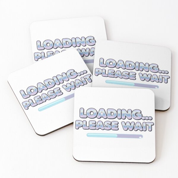 Item preview, Loading Please Wait – Y2K Chrome Internet Retro Design designed and sold by Happyfreedom.