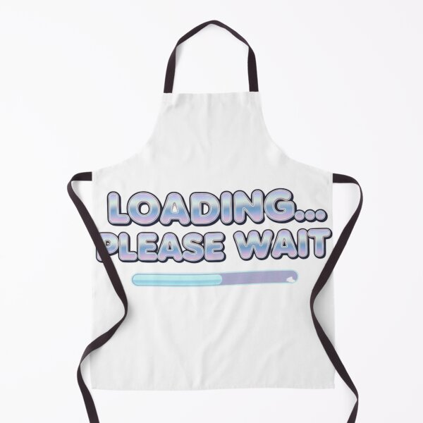 Item preview, Loading Please Wait – Y2K Chrome Internet Retro Design designed and sold by Happyfreedom.