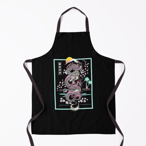 Artikelvorschau, Synthwave Retrowave Japanischer Drache entworfen und verkauft von muajlffmish23.