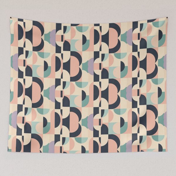 Item preview, Unique Creative, Geometric Shapes, Abstract Pastel Modern, Light Theme,  Abstract Stylize, Repeated Texture Pattern (image size 8320x12480) designed and sold by Digital-Davinci.
