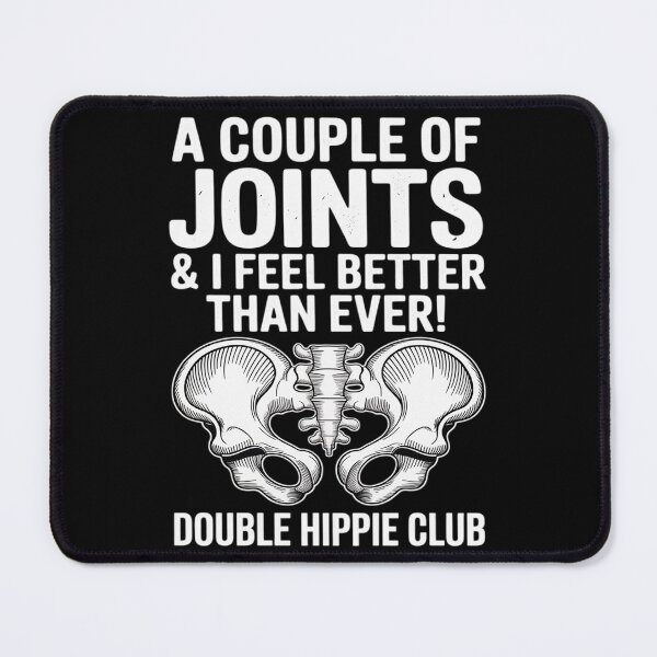 Item preview, Double Hip Replacement Joint Surgery Recovery Funny Hippie designed and sold by BlackStars3Neon.