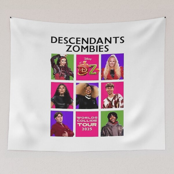 Item preview, descendants zombies worlds collide tour 2025  designed and sold by AdrianMakeArts.