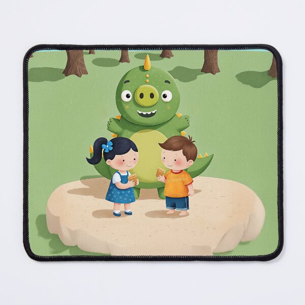 Item preview, Playful Picnic with Friendly Dinosaur designed and sold by Whimsical Hug.