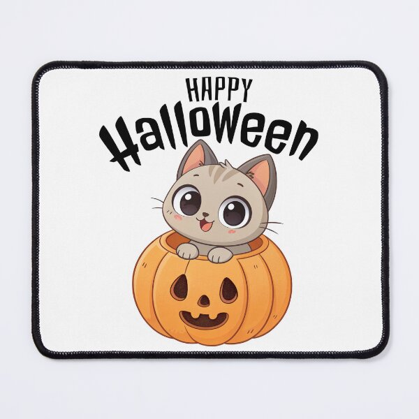 Item preview, Cute Cat in Pumpkin designed and sold by graphic-genie.