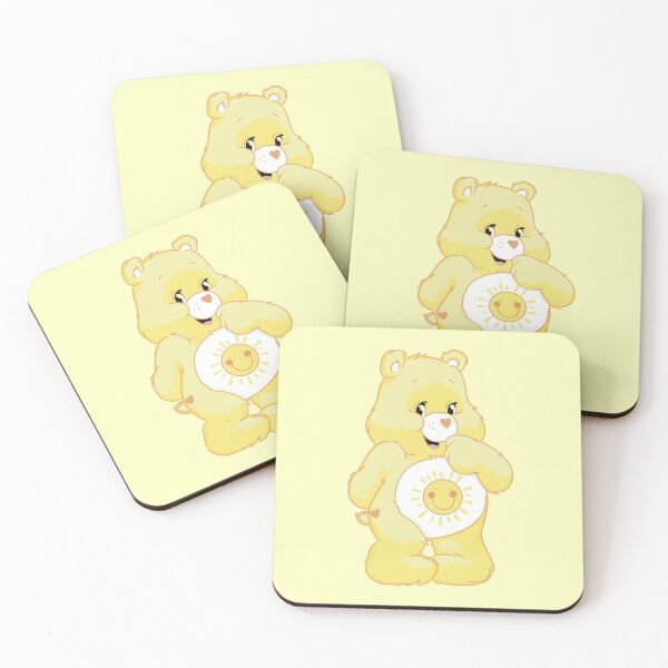 Item preview, Sunshine Bear - Shy (yellow background) designed and sold by ShopPoxy.