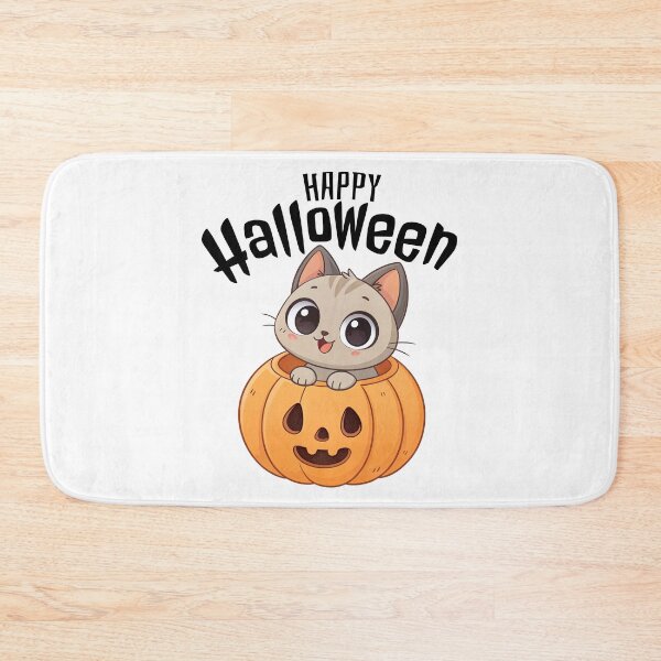 Item preview, Cute Cat in Pumpkin designed and sold by graphic-genie.