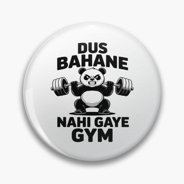 Item preview, Dus Bahane Karke Nahi Gaye Gym designed and sold by KingsLife1994.