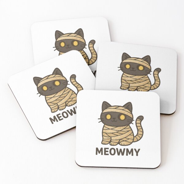 Item preview, Meowmy – Cute Kawaii Cat Mummy designed and sold by DreamMachine69.