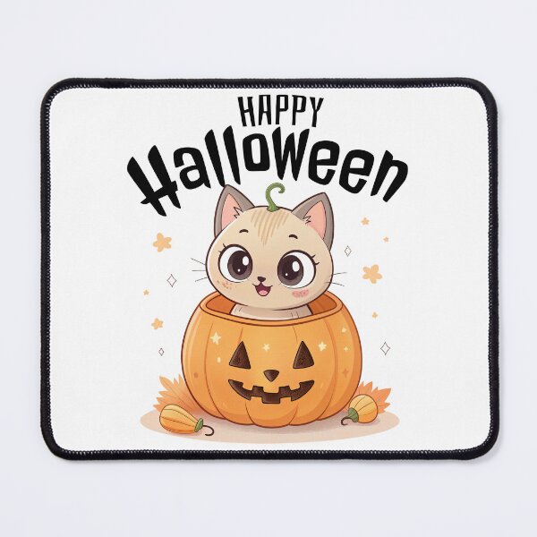 Item preview, Cute Cat in Pumpkin designed and sold by graphic-genie.