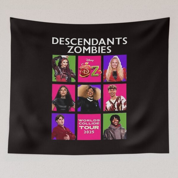 Item preview, Descendants Zombies Worlds Collide Tour 2025  designed and sold by AdrianMakeArts.
