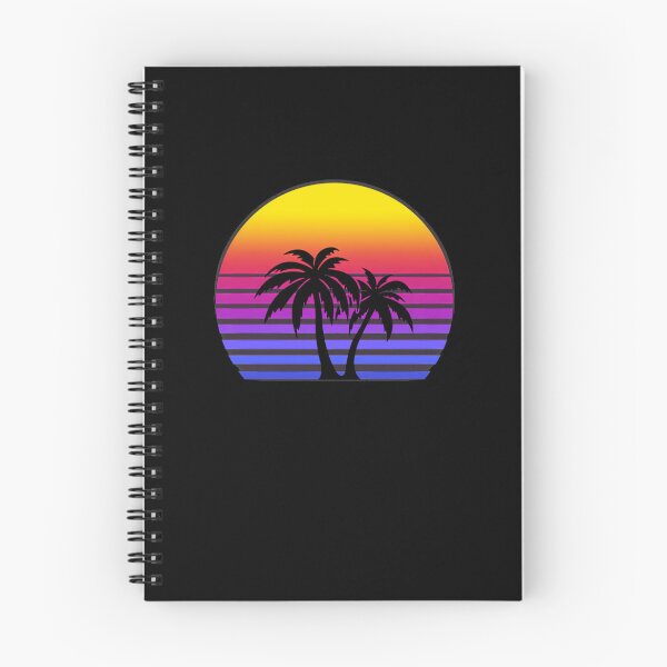 Item preview, Synthwave Sun Palm Trees  	 designed and sold by muajlffmish23.