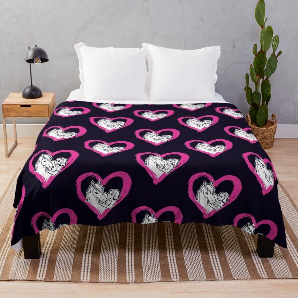 Item preview, Horse mare Girl heart motif Funny gift designed and sold by strawberryds.