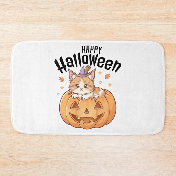 Item preview, Cute Cat in Pumpkin designed and sold by graphic-genie.